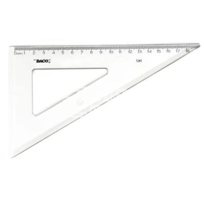 ESCUADRA BACO PLASTICO ESCOLAR 5260